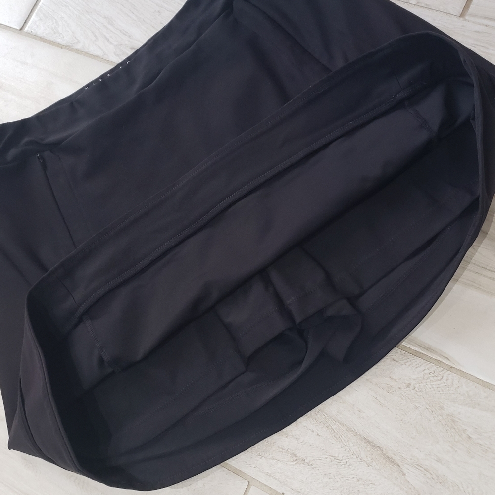 Nike Golf  Women's Black Golf Skirt Size L 12-14  Dry-Fit - Picture 6 of 12
